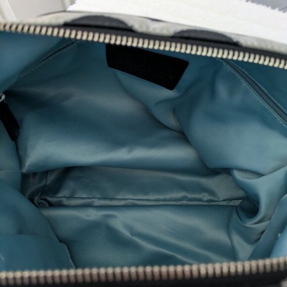 COACH Poppy Black & Silver Outline Hobo Tote $60.00 - Picture 5 of 10